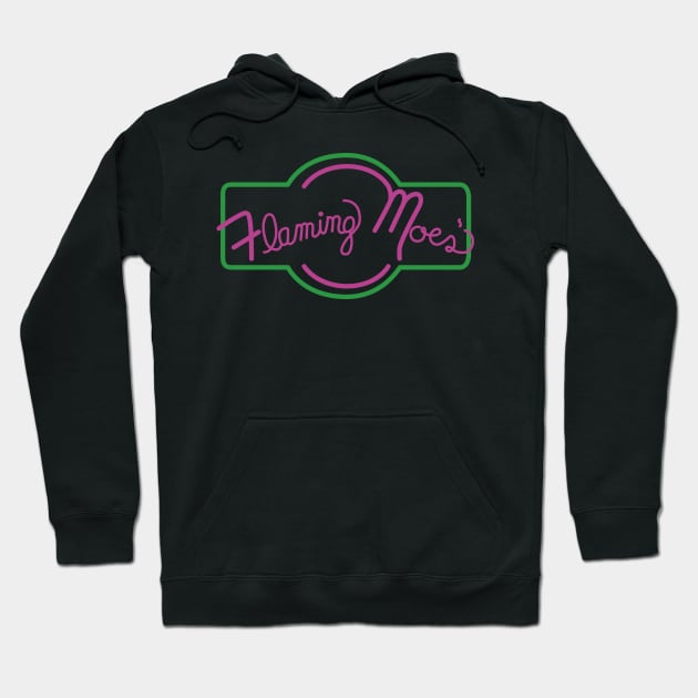 flaming moes Hoodie by tdK